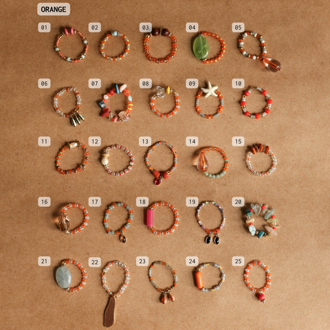 Birkenstock x Envet: Ring Charms (Orange & Yellow)