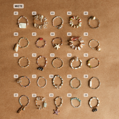 Birkenstock x Envet: Ring Charms (Black & White)